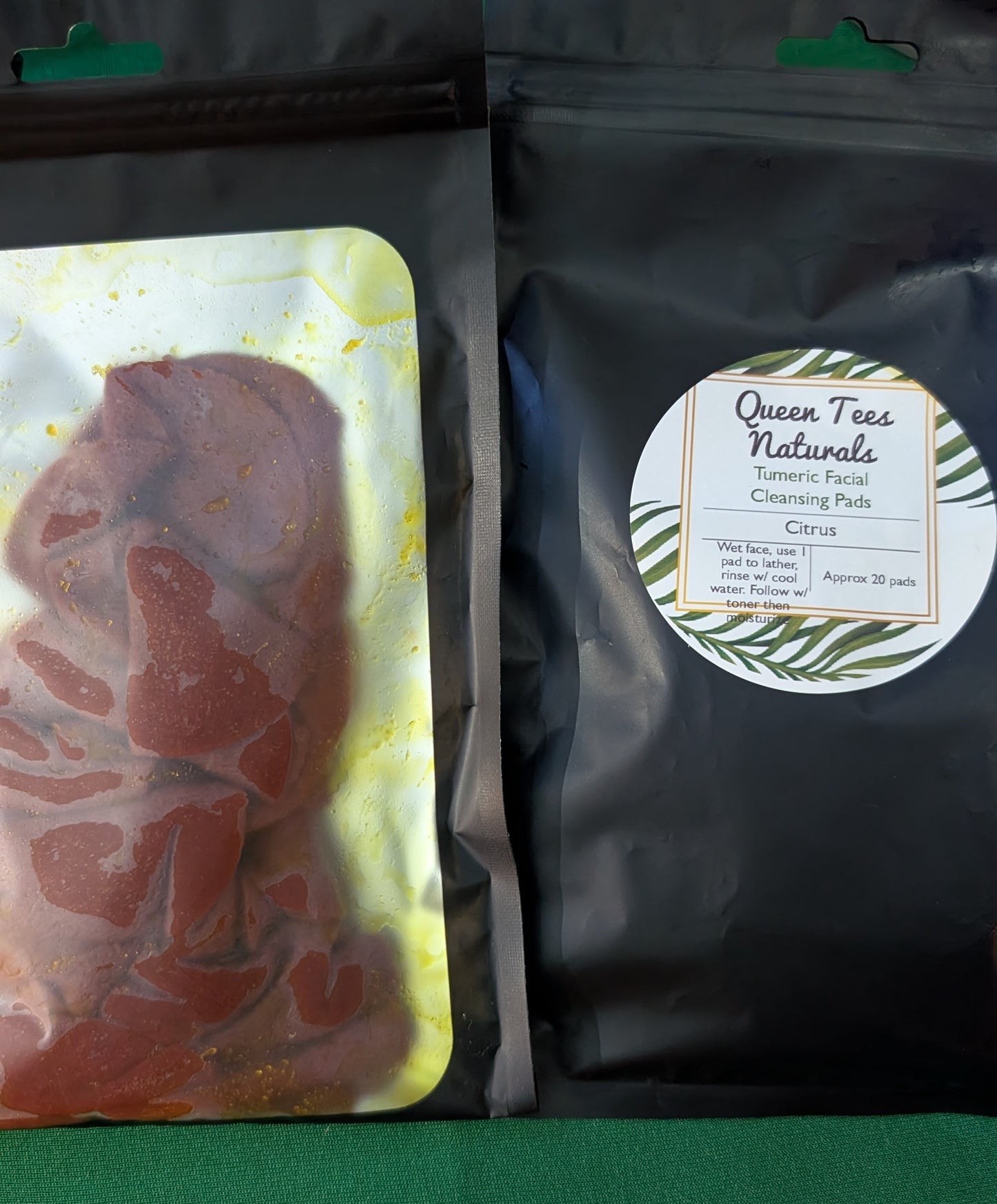 Tumeric Facial Cleanser Pads